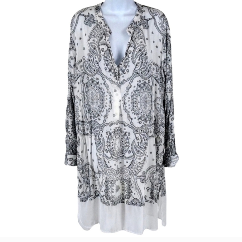 XL DKNY Paisley Tunic dress